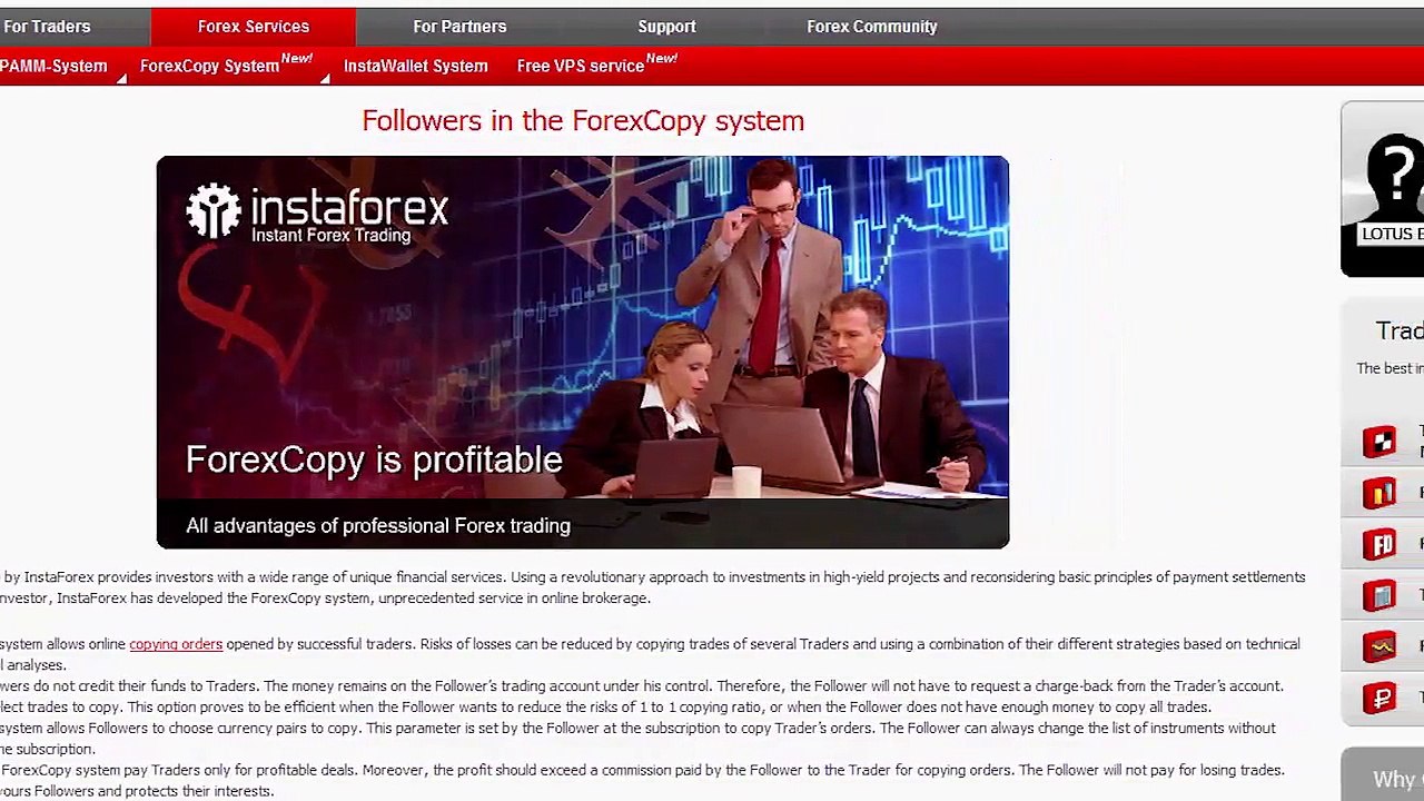 The ForexCopy System(forex trading training videos)