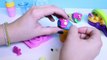 Play Doh Scoops 'n Treats Playdoh Ice Creams DIY Helados de Colores How to Make Playdough Ice Creams