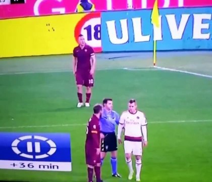 Jeremy Menez flicked Daniele De Rossi’s balls during 0-0 draw with Roma