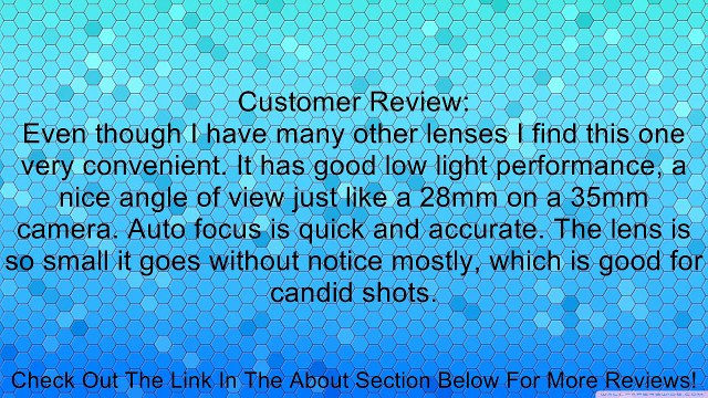 Panasonic Lumix 14mm f/2.5 G Aspherical Lens for Micro Four Thirds Interchangeable Lens Cameras-Silver Review