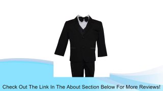 Boys Kids Black Tuxedo Suit Bow Tie Review