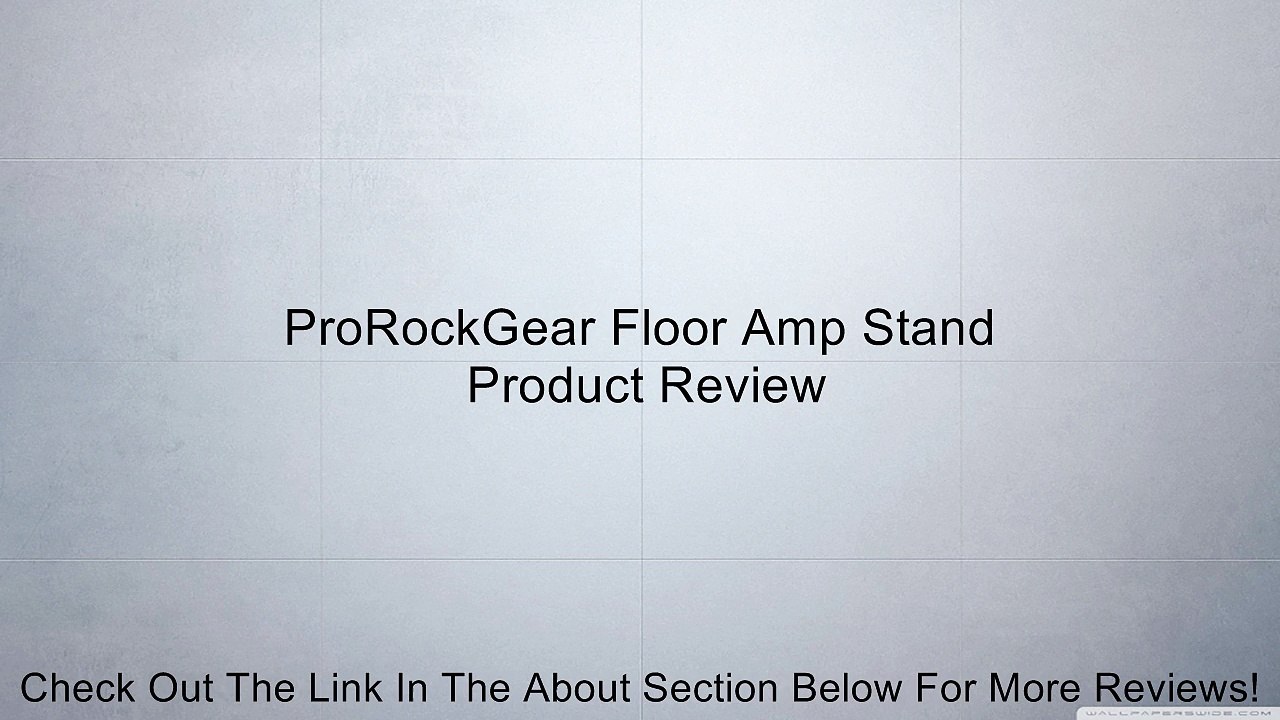 ProRockGear Floor Amp Stand Review