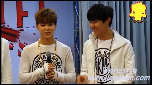 20141219 Press Con BTS LIVE TRILOGY in Bangkok The Red Bullet