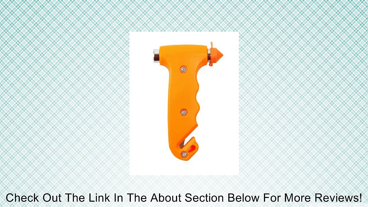 Emergency Car Window Breaker - Escape Hammer and Seatbelt Cutting Tool Review
