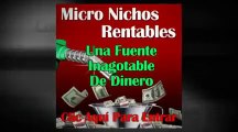 GANAR DINERO CON MICRO NICHOS RENTABLES 2.0