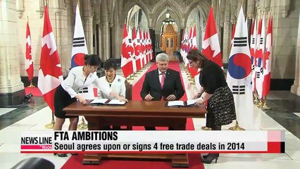 Korea vying to sign bigger-scale free trade deals in 2015