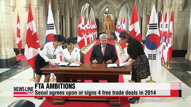 Korea vying to sign bigger-scale free trade deals in 2015