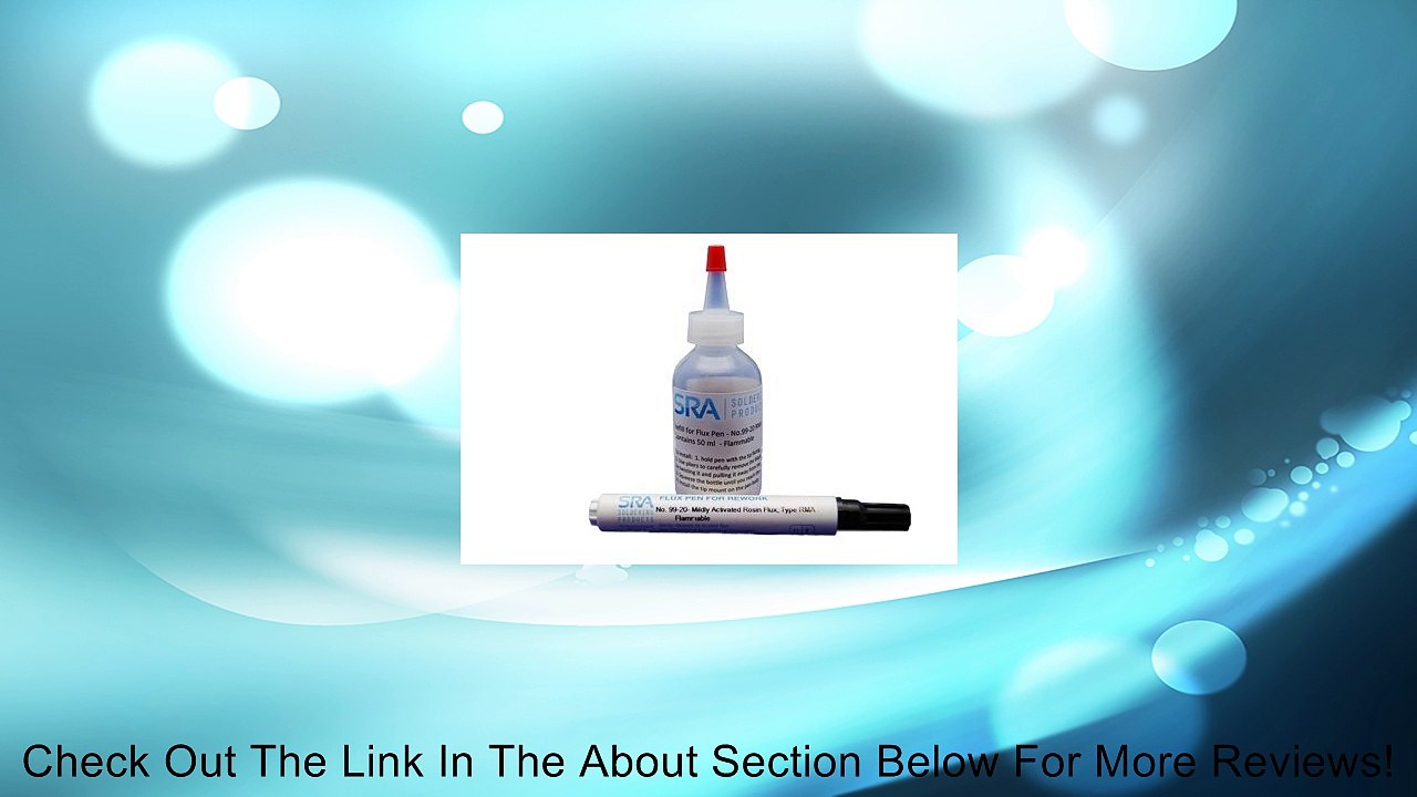 SRA #99-20 RMA Rosin Flux Soldering Pen with 5 Refills - great for solar cells Review
