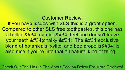 Tom's Of Maine Botanically Bright Toothpaste, 4.7 Ounce Review