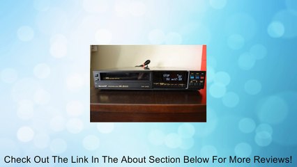 SHARP XA-310 VCR 4 HEAD PRO SERIES Review