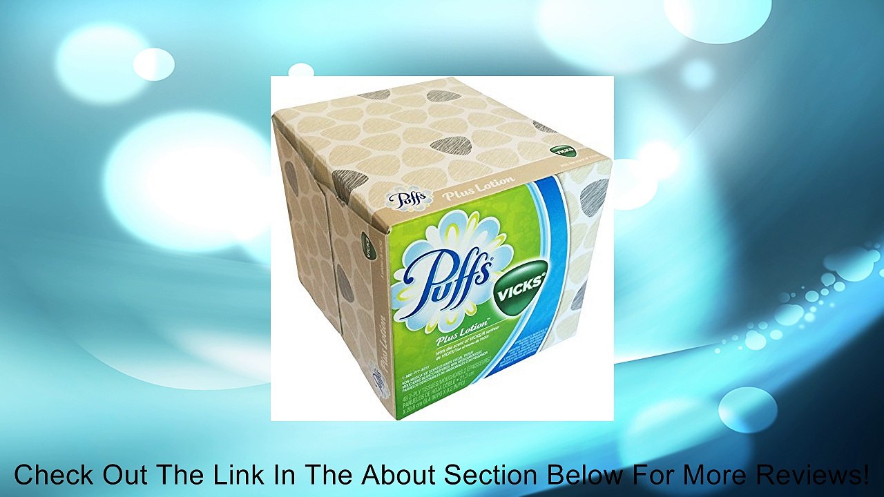 Puffs Plus Lotion with the Scent of Vicks Facial Tissues; 6 Cubes; 48 Tissues per Box Review