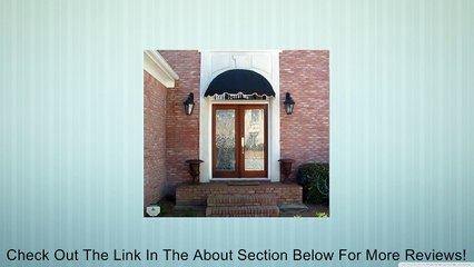 Dome Style Window Awning or Door Canopy 6' Wide in Sunbrella Awning Fabric - Navy Blue Review