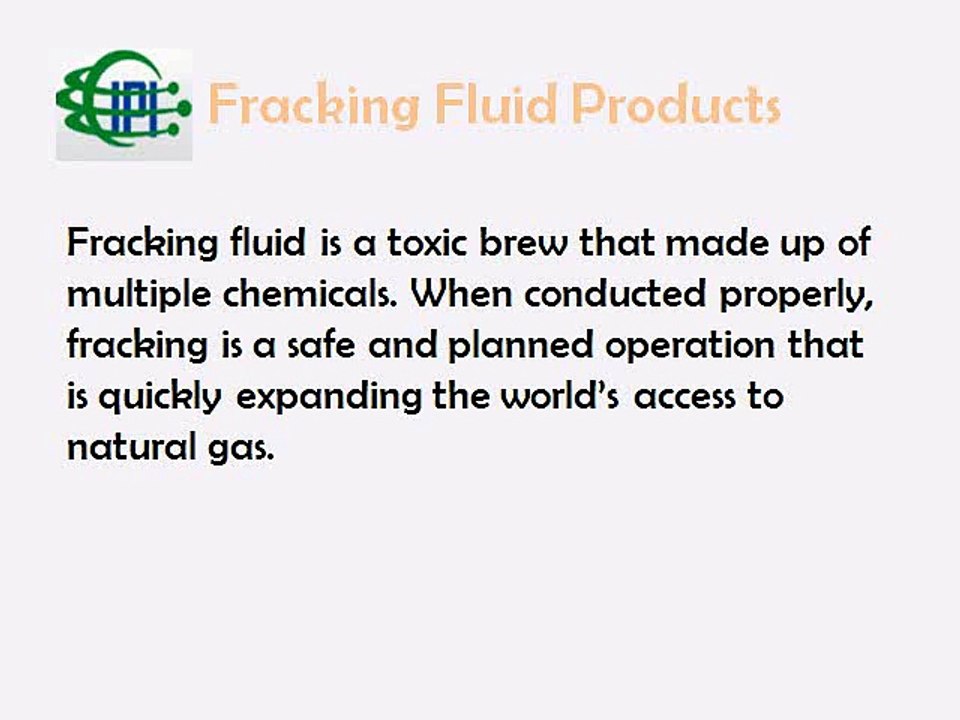 IPI Fracking Fluid Products