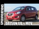 Datsun Go   MPV | Specifications & Details