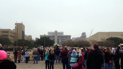 Kyle Field building Implosion is impressive!