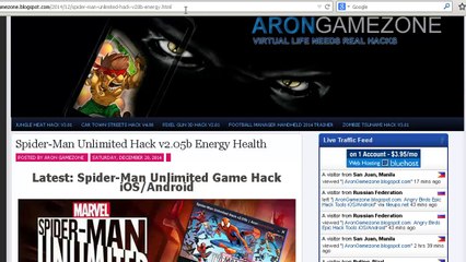 Download Spider-Man Unlimited Game Hack December 2014