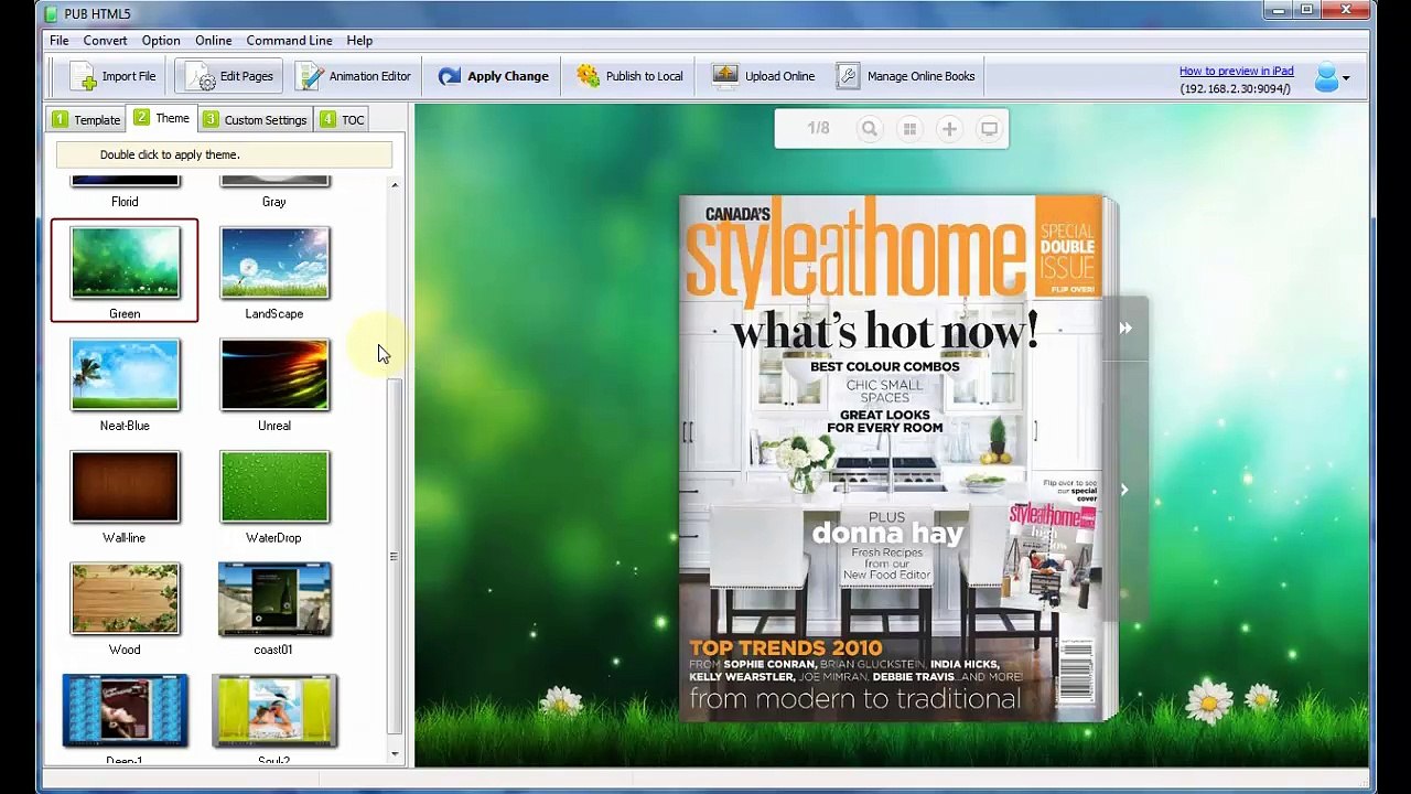 How to create page turning publications with Javascript software