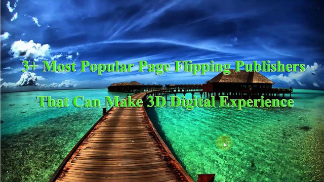 3+ HTML5 Online Catalog Software To Publish 3D Page Flip Editions