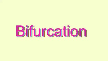 How to Pronounce Bifurcation (Slang)