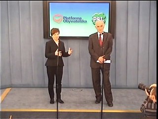 Poseł Urszula Augustyn konferencja z 18 grudnia 2014 r.