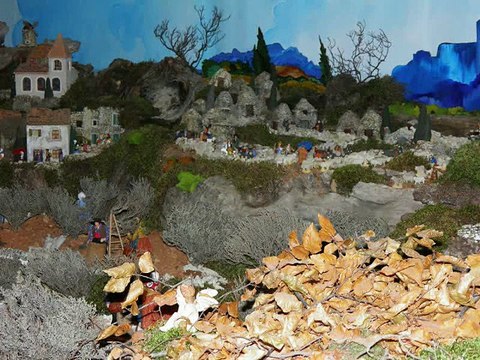 Crèche provençale de Comps (Gard)