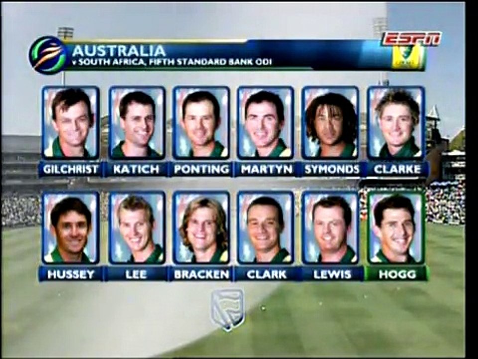 World Record 438 Match South Africa vs Australia  part 1 Australia batting