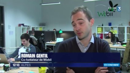 Wizbii et l'un de ses clients Maya Technologies au JT de France 3