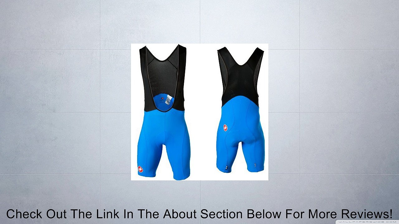 Castelli Ergo Tre Bibshort, Cyan, Small Review