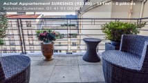 A vendre - appartement - SURESNES (92150) - 5 pièces - 111m²