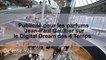 La publicité pour les parfums de Jean-Paul Gaultier sur le Digital Dream des 4 Temps