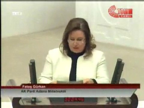 Adana Ak Parti Milletvekili Fatoş GÜRKAN, “Ayinesi iştir kişinin, lafa bakılmaz. diye oldukça kabul gören bir söz var. Türkiye 2002'den beri hızla gelişip, büyümektedir.