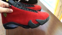 Air Jordan 14 Ferrari Red Color