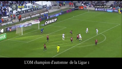 L’OM champion d’Automne de la L1, Lacazette flambe le PSG coule