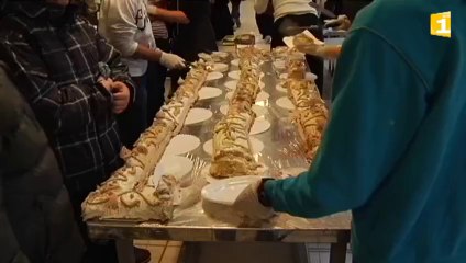 Archives de Noël : la bûche géante en 2009