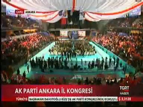 Başbakan Ahmet Davutoğlu Ankara Ak Parti İl Kongresinde Konuşması