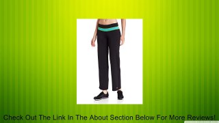 Champion Women's Absolute Workout Pant Short Length, Black/Pelican Blue/Sobe Yellow, X-Small Review