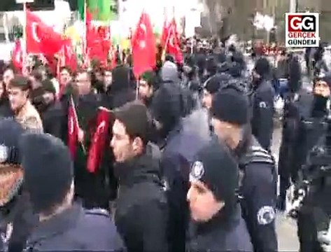 AYM ÖNÜNDE BASIN AÇIKLAMASI YAPMAK İSTEYEN İDRİS BAL'A POLİS MÜDAHALESİ