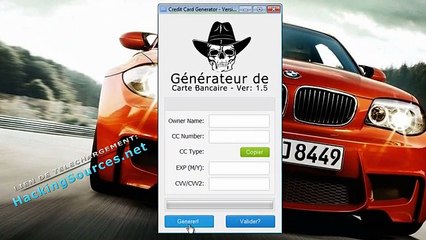 ⇒ Générateur de Carte Bancaire 2014 ⇐ Gratuit