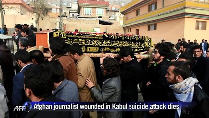 Afghan journalist wounded in French centre attack dies