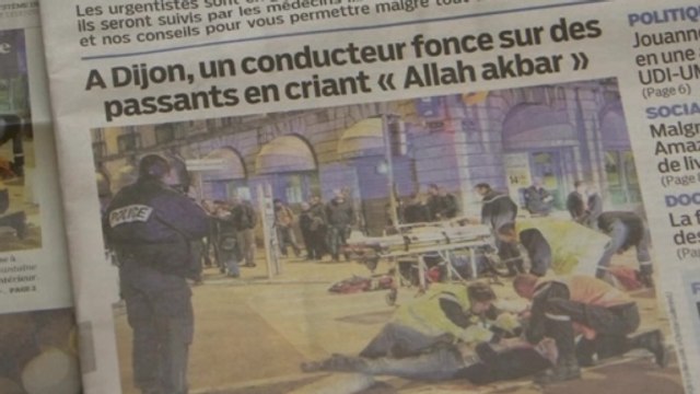 French interior minister visits injured after driver ploughs into pedestrians in Dijon