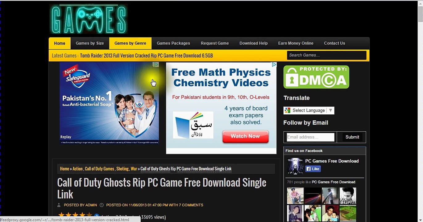 Call of Duty Ghosts PC Game Free Download Direct Cracked