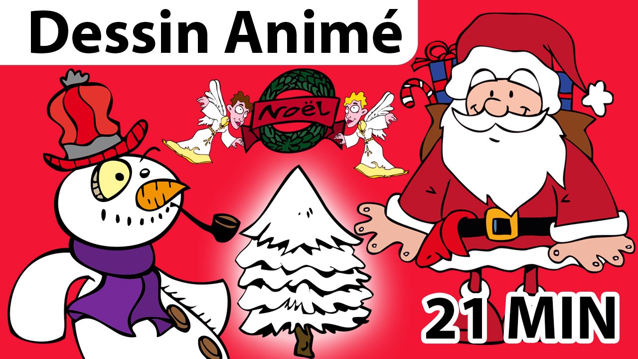Chansons de Noël, 21 min de dessins animés