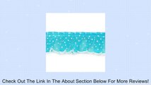 Polka Dot Gathered Trim - Light Blue Review