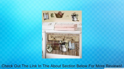 Laundry Room Washer Cover & Decals Set Review