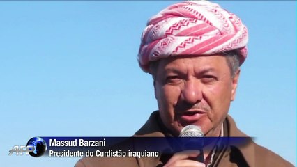 Curdos iraquianos comemoram vitória contra o EI