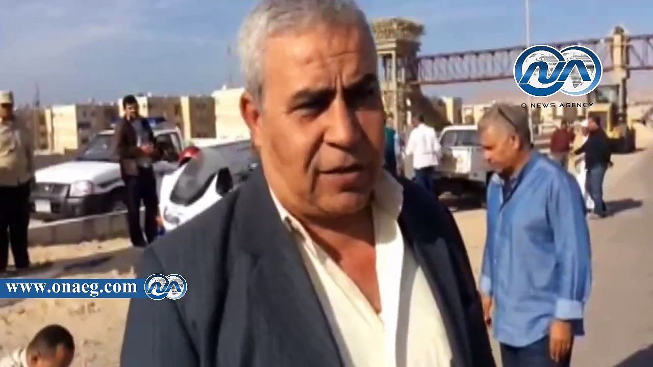 تركيب مطبات صناعية وعلامات مرورية أمام حي الزهراء بطور سيناء