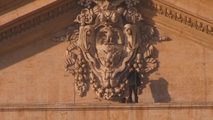 Italian protester climbs Vatican basilica again