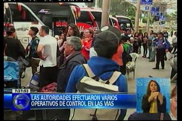 Controles en las vías por parte de la ANT