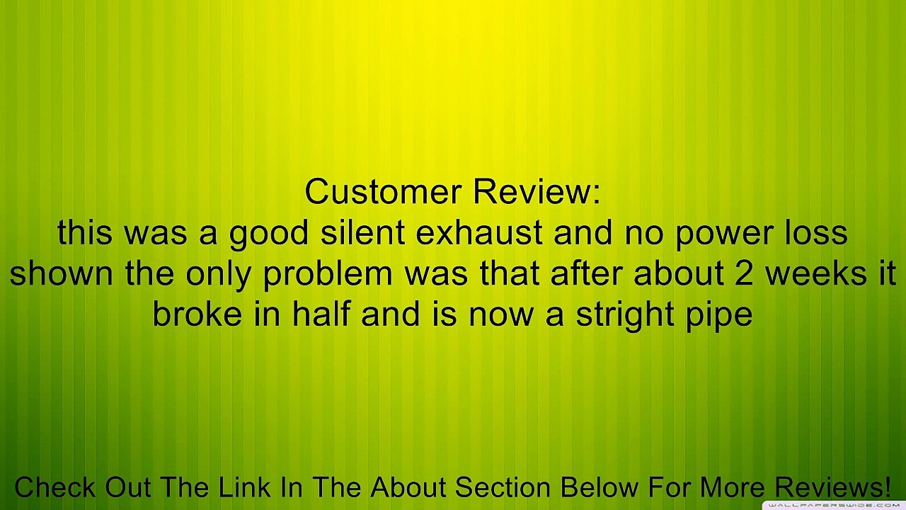 110CC MUFFLER EXHAUST PIPE FOR GO KART CART EX28 Review