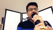 Guzre hai aaj ishq main... Rafi Saab's karaoke by HKB, sung by dj Mehfil live